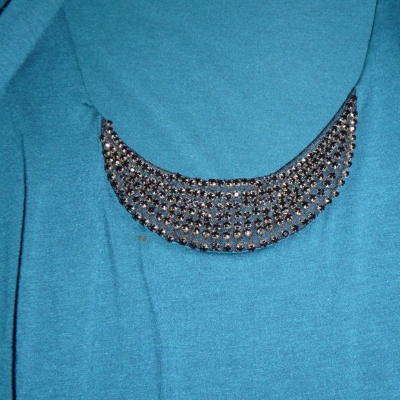 Womens- Open front cardigan with attached shell - Picture 6 of 7